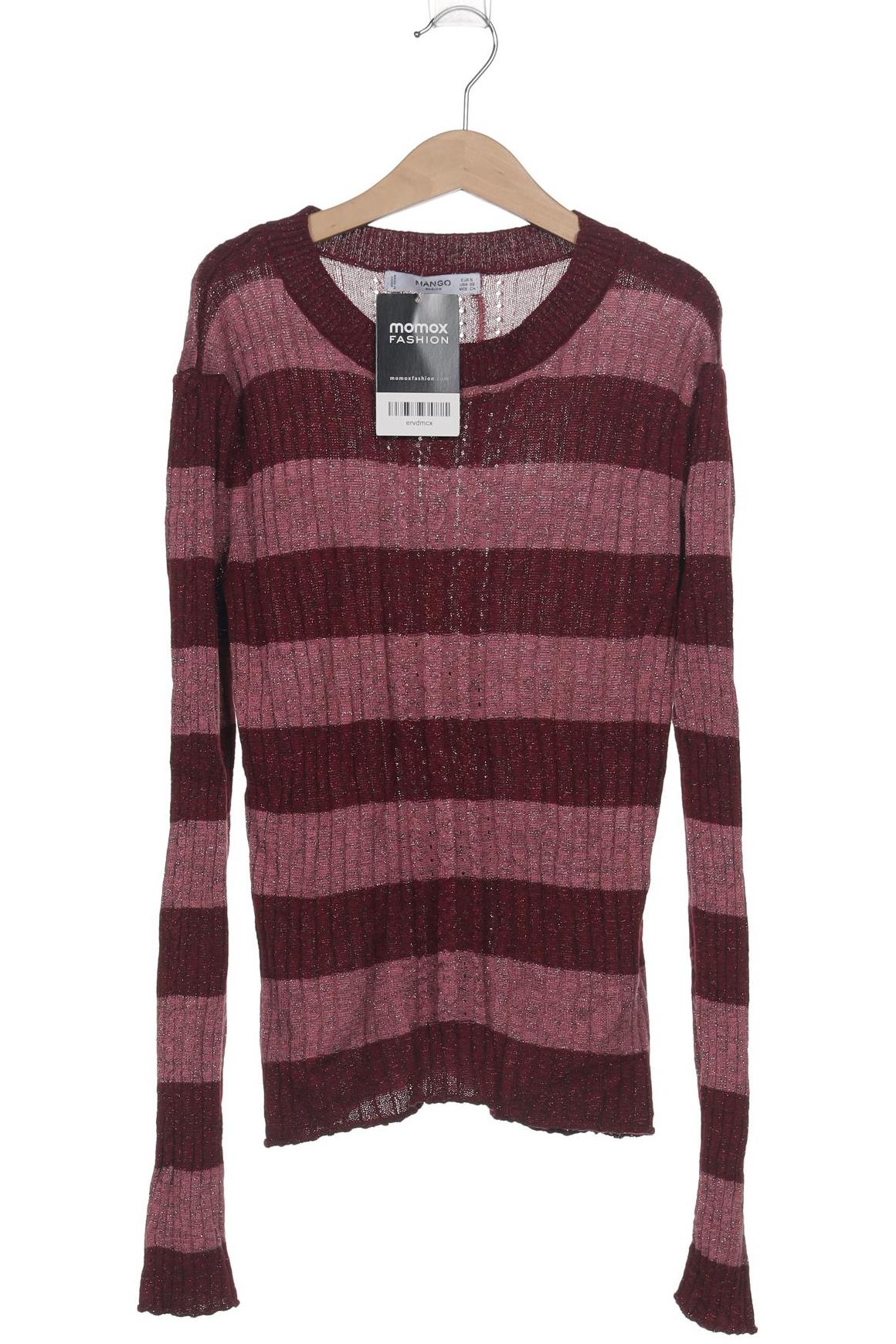 

Mango Damen Pullover, bordeaux, Gr. 36