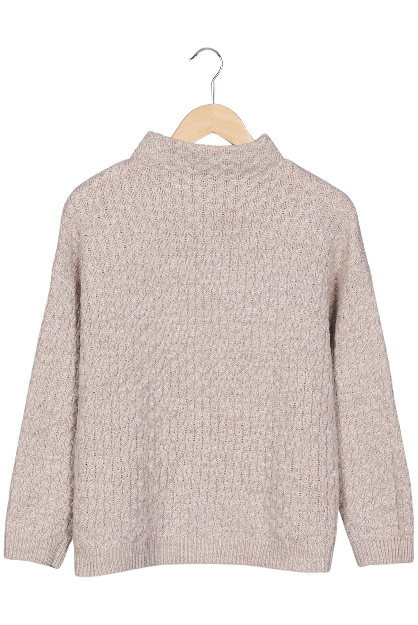 

Mango Damen Pullover, beige, Gr. 36
