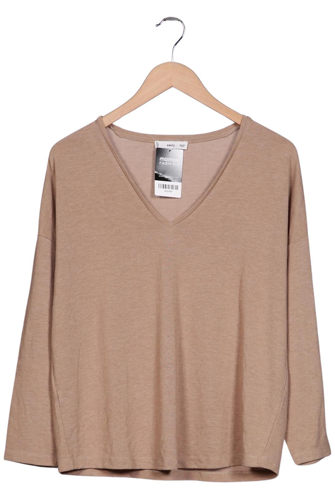 

Mango Damen Pullover, beige, Gr. 38