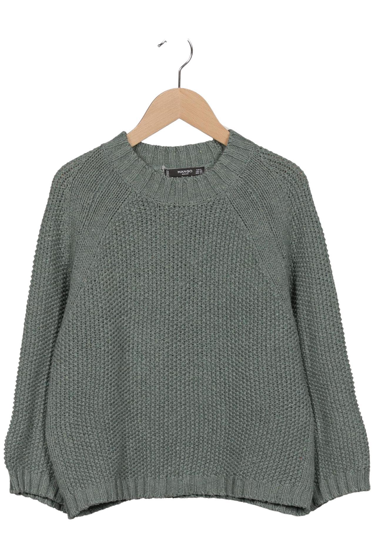 

Mango Damen Pullover, grün, Gr. 36