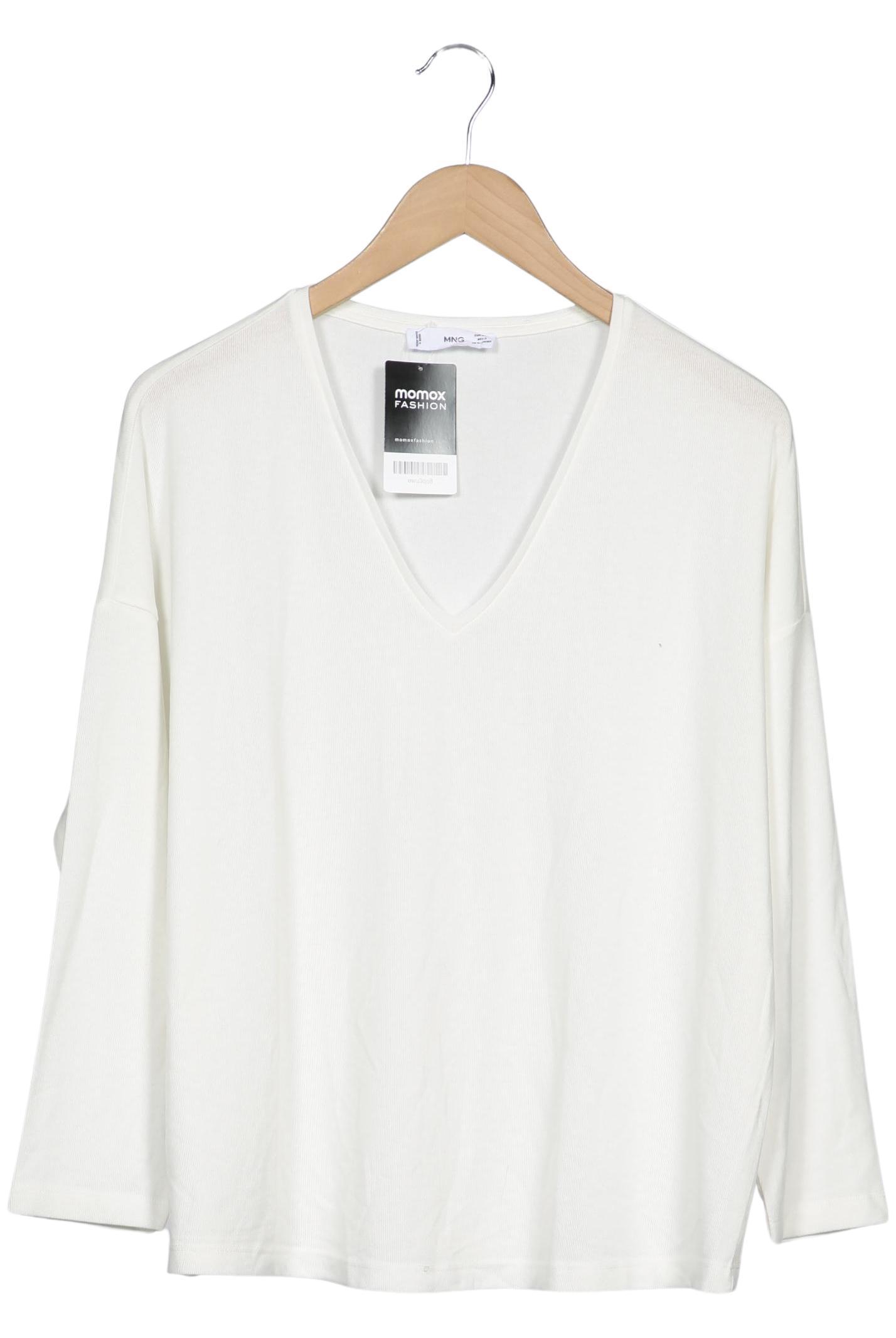 

Mango Damen Pullover, weiß, Gr. 42