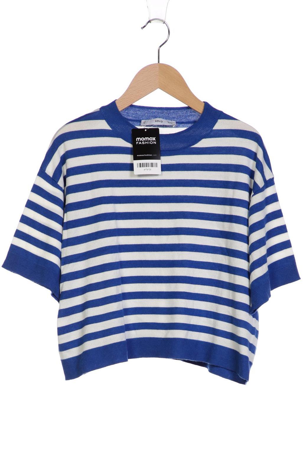 

Mango Damen Pullover, blau, Gr. 36