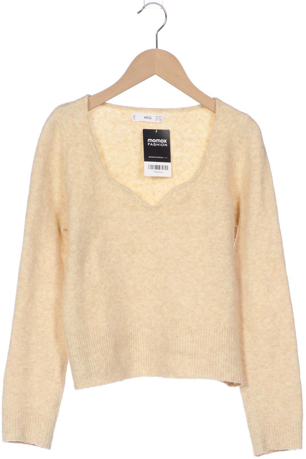 

Mango Damen Pullover, beige, Gr. 34