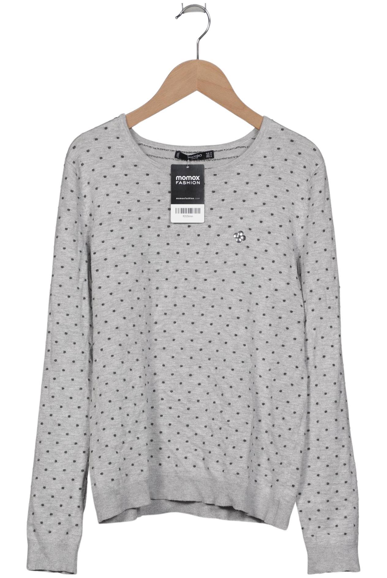 

Mango Damen Pullover, grau, Gr. 38
