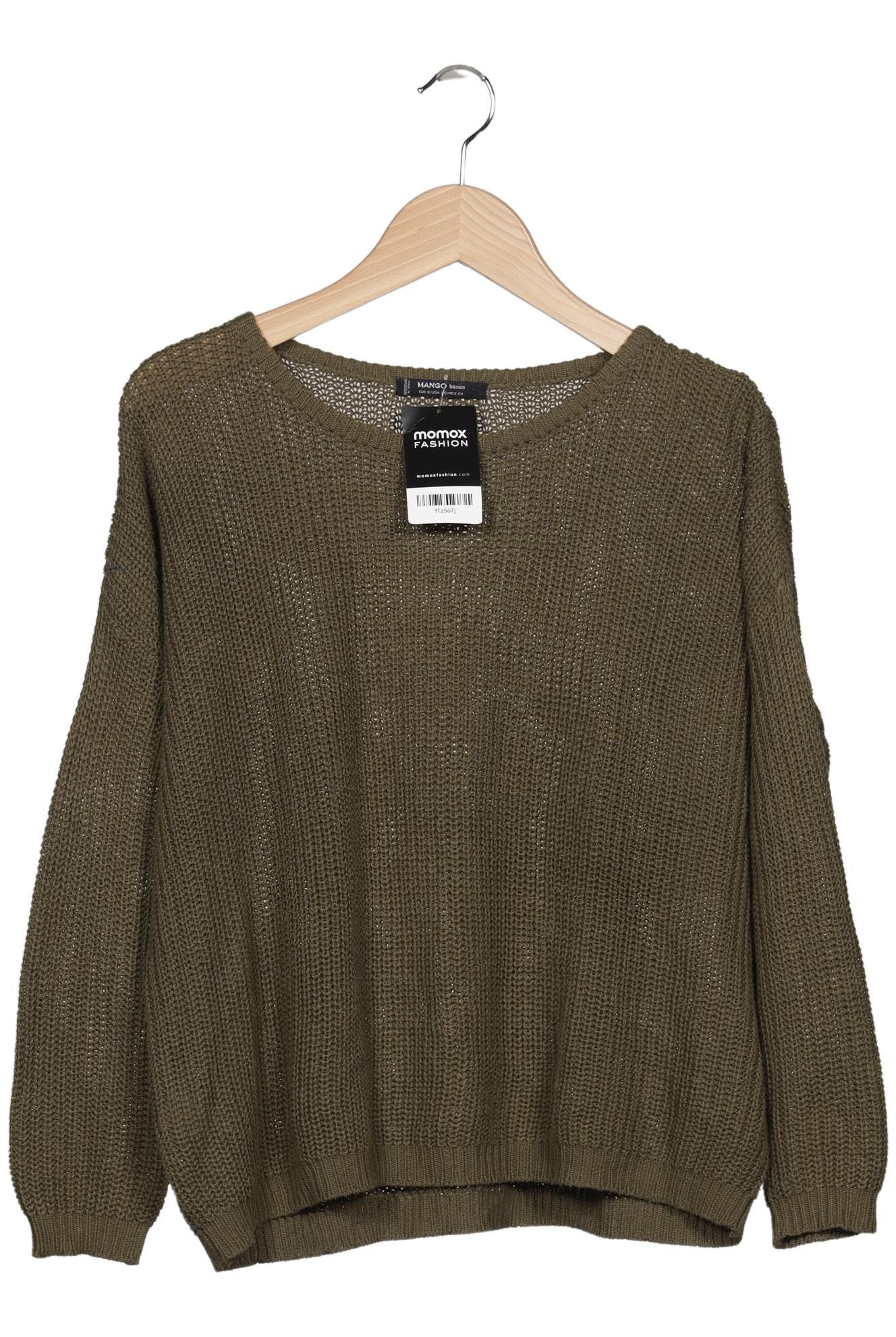 

Mango Damen Pullover, grün, Gr. 36