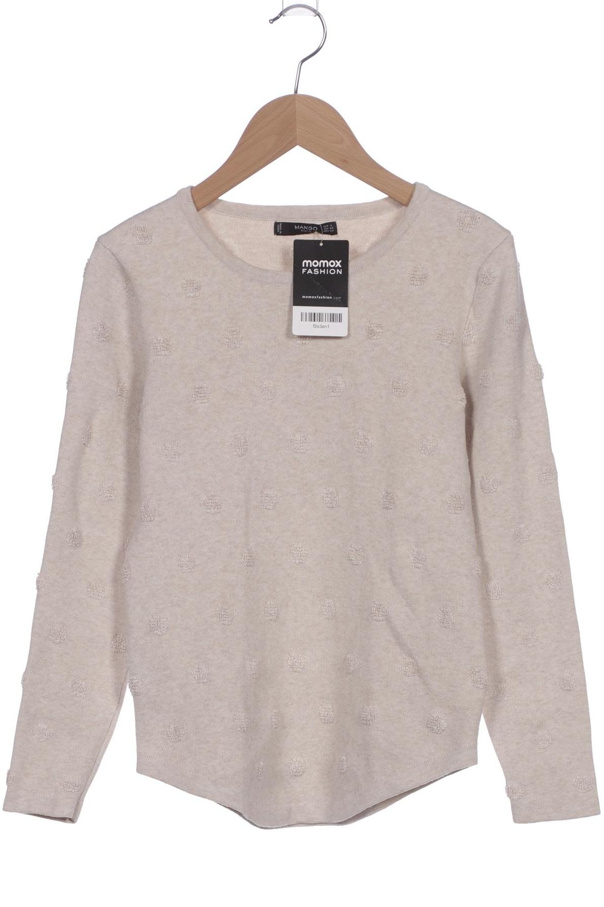 

Mango Damen Pullover, beige, Gr. 36