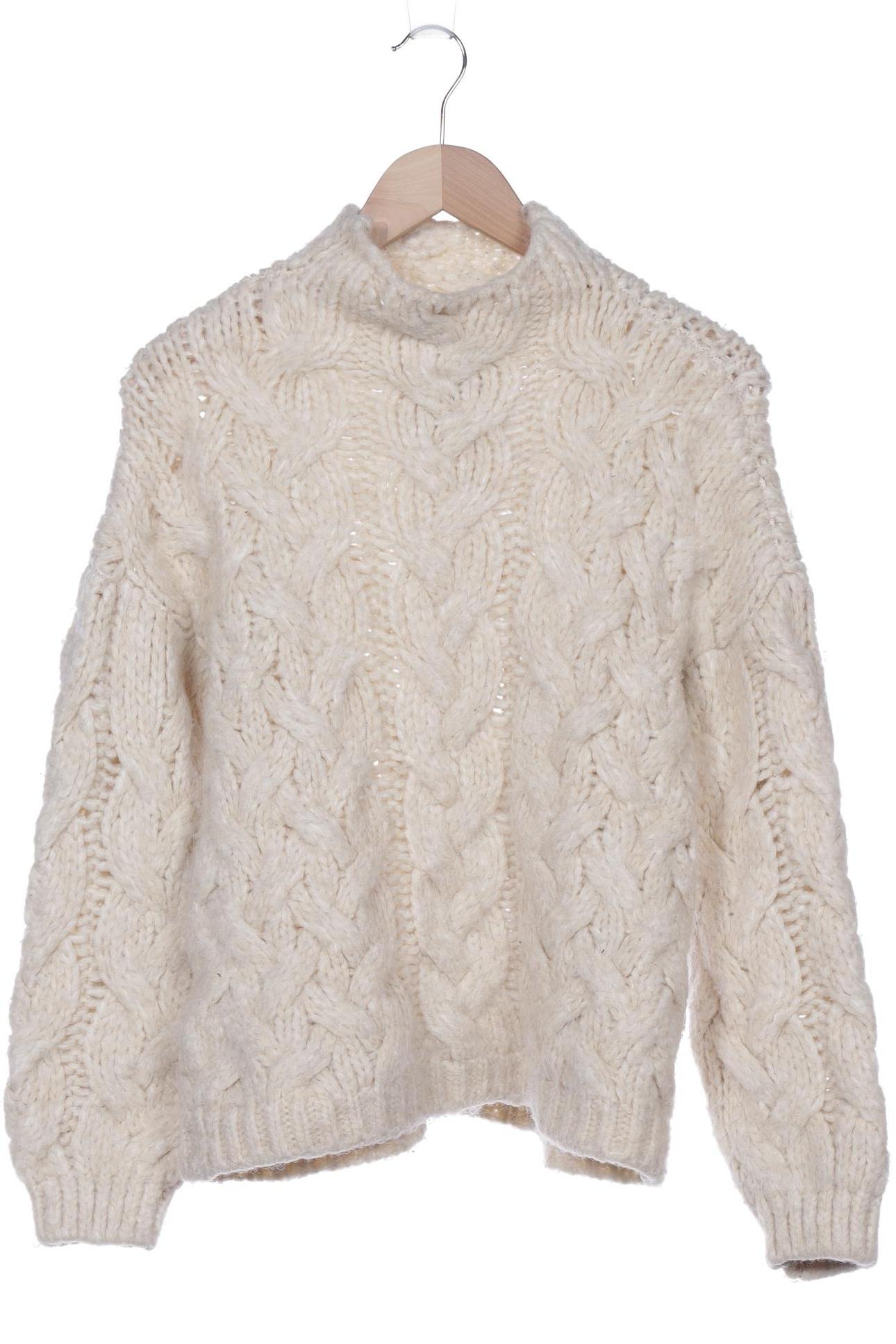 

Mango Damen Pullover, beige, Gr. 36