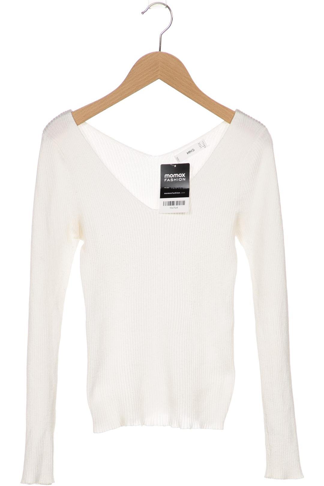 

MANGO Damen Pullover, weiß