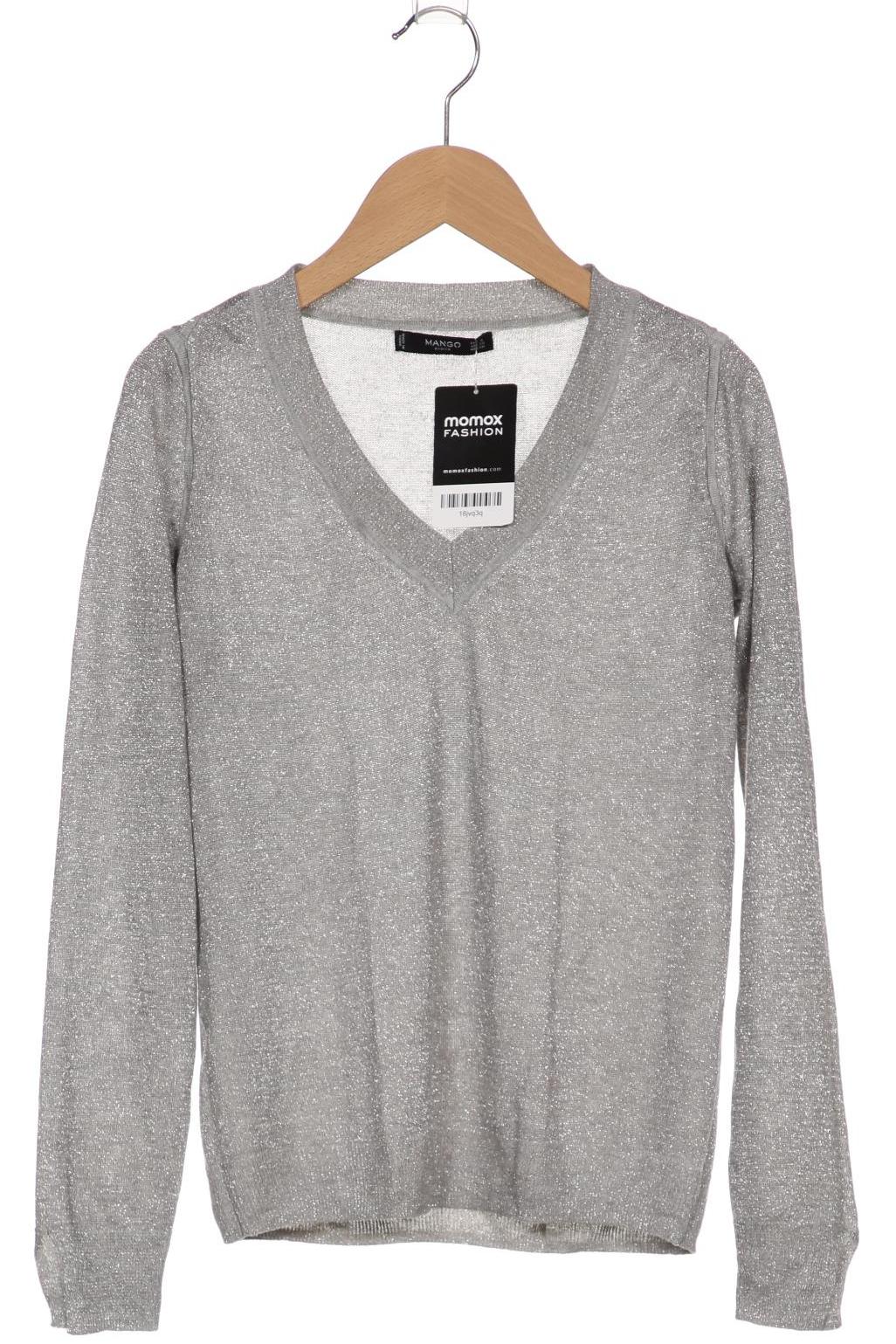 

Mango Damen Pullover, grau, Gr. 36