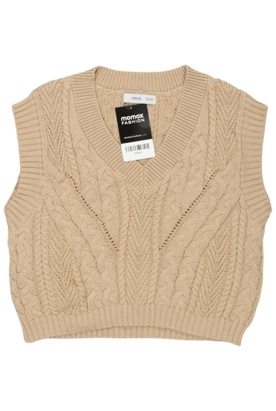 

Mango Damen Pullover, beige, Gr. 34