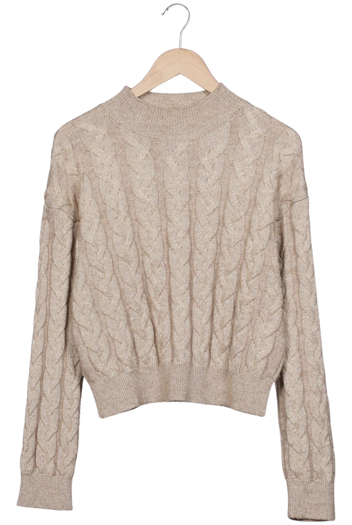 

Mango Damen Pullover, beige, Gr. 44