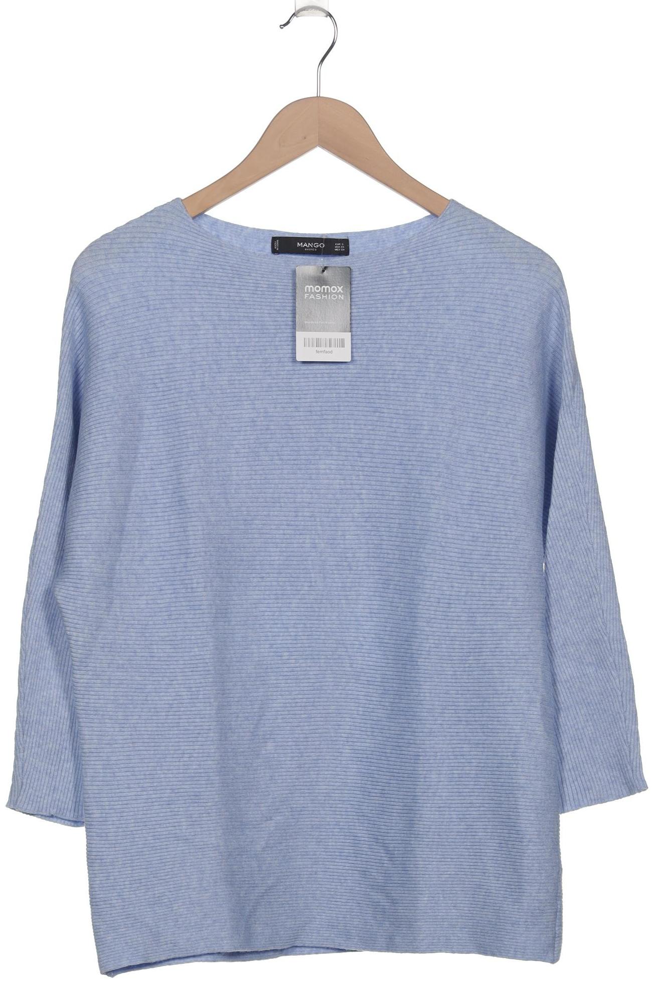 

Mango Damen Pullover, blau, Gr. 36