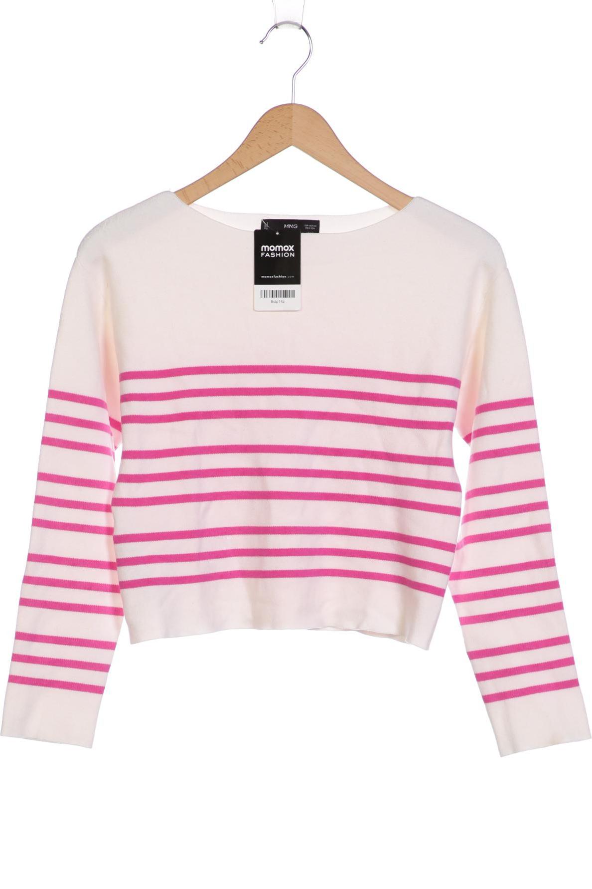 

Mango Damen Pullover, weiß, Gr. 34