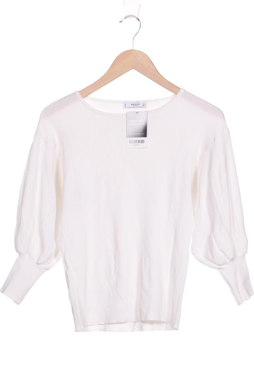 

MANGO Damen Pullover, weiß