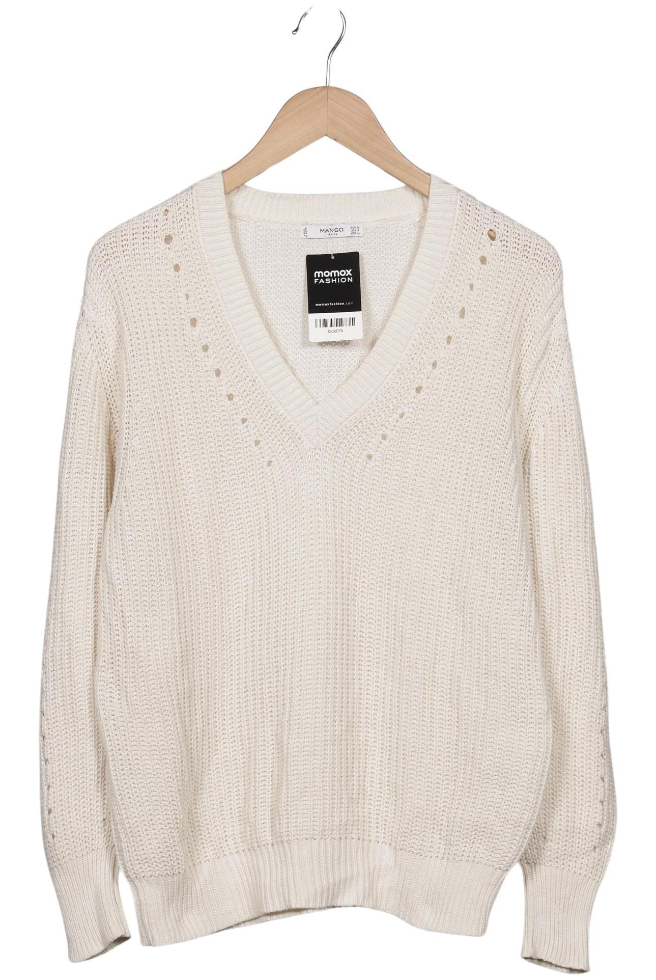 

Mango Damen Pullover, cremeweiß, Gr. 38