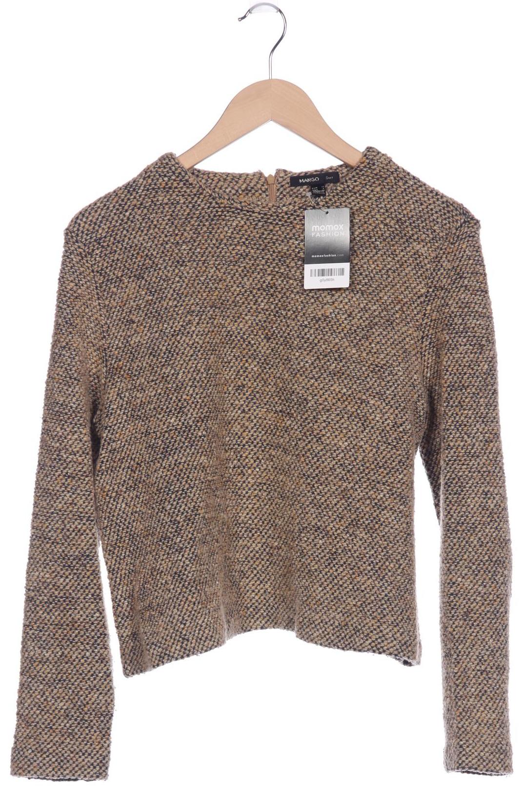 

Mango Damen Pullover, beige, Gr. 38