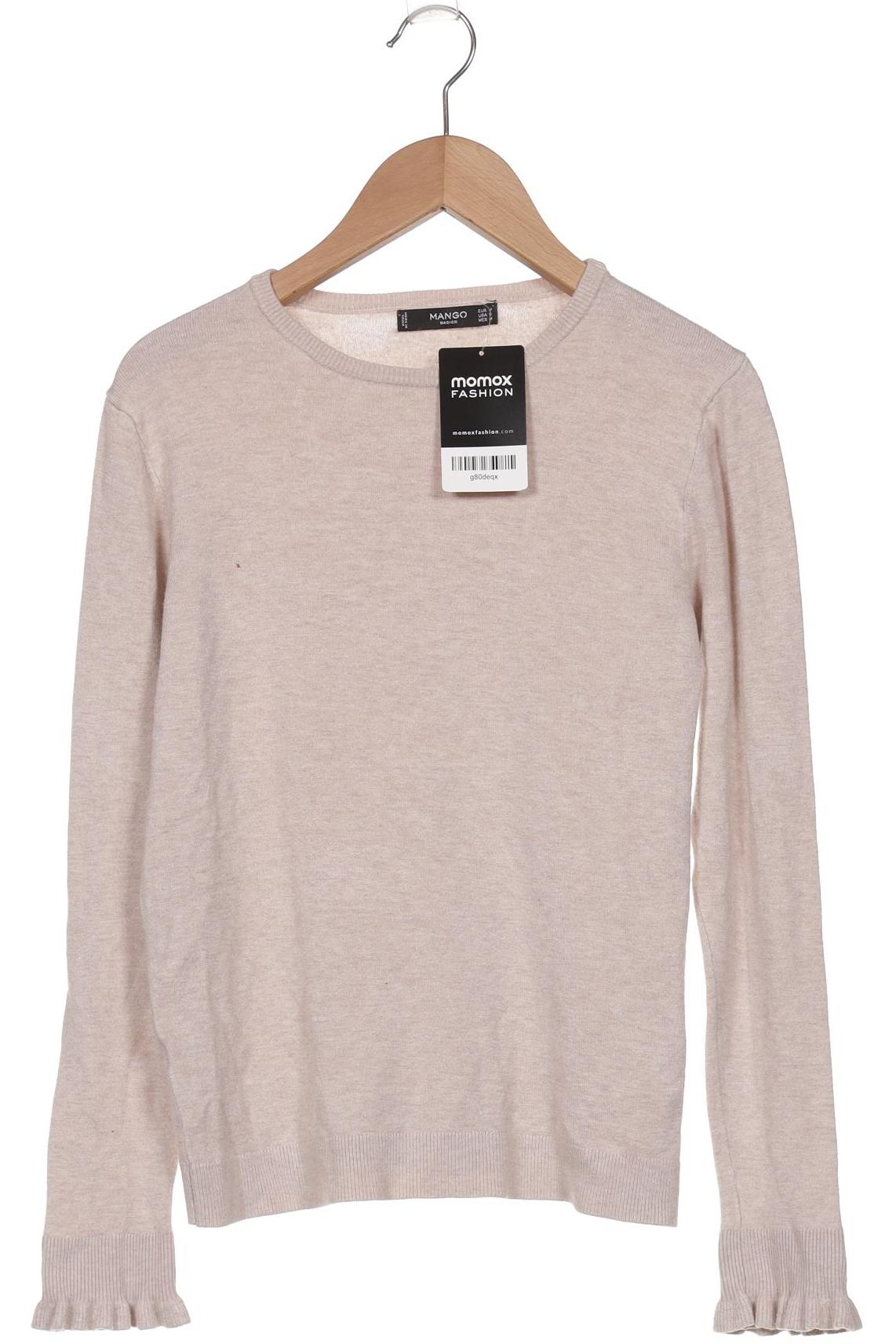 

Mango Damen Pullover, beige, Gr. 38