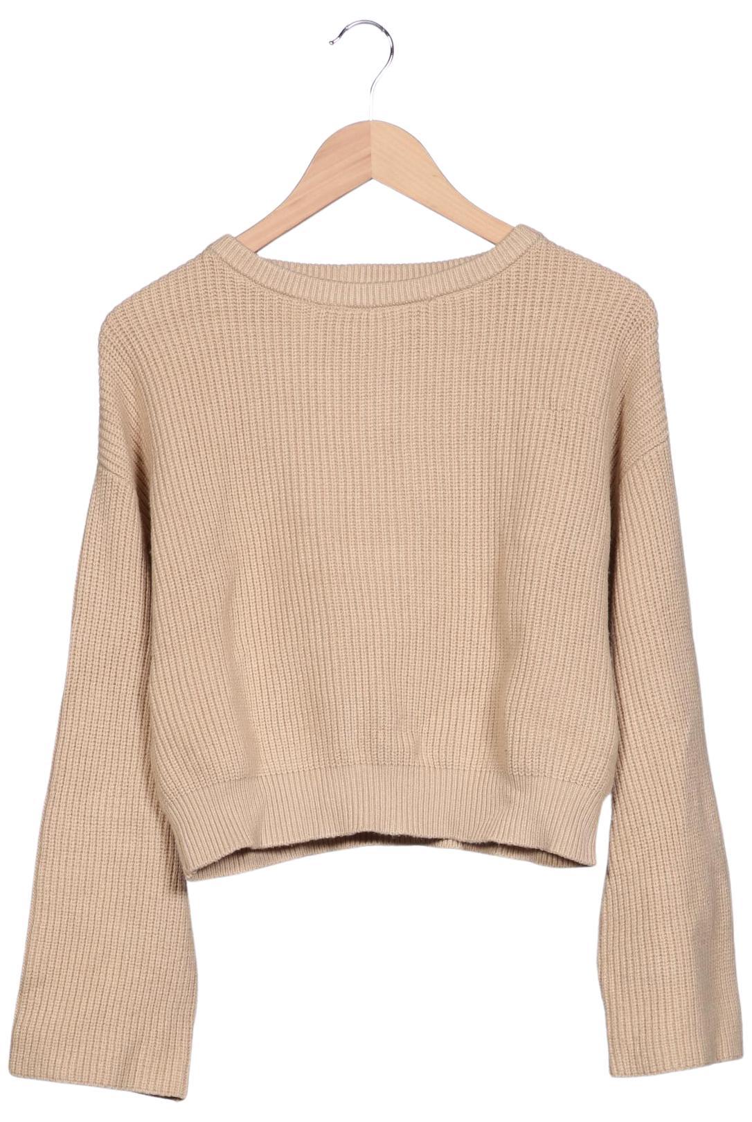 

Mango Damen Pullover, beige, Gr. 36