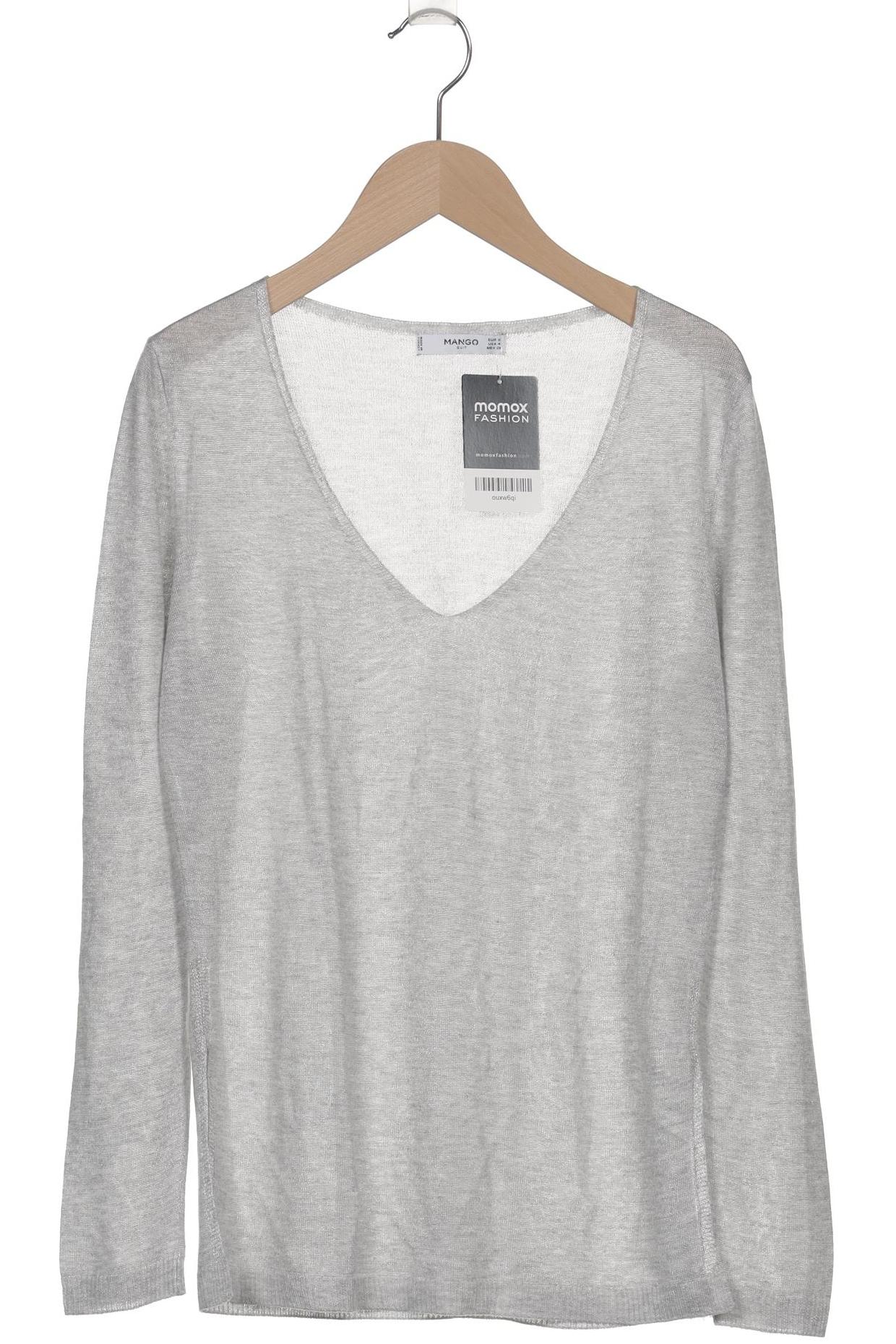 

Mango Damen Pullover, grau, Gr. 36