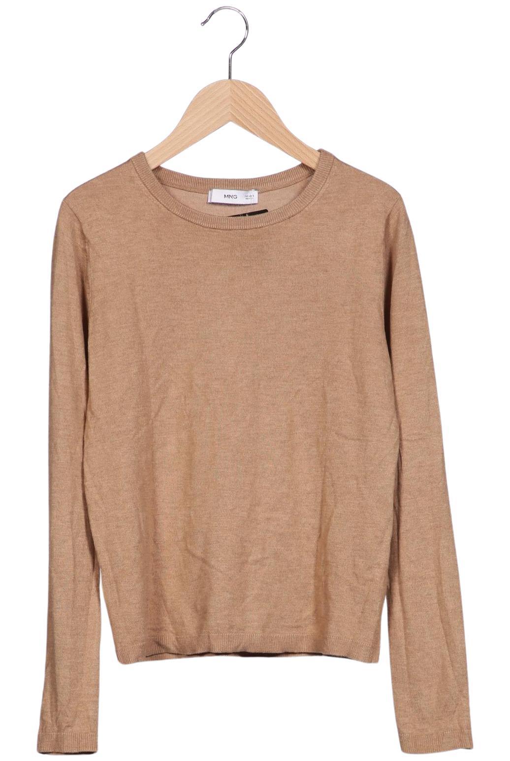 

Mango Damen Pullover, beige, Gr. 36