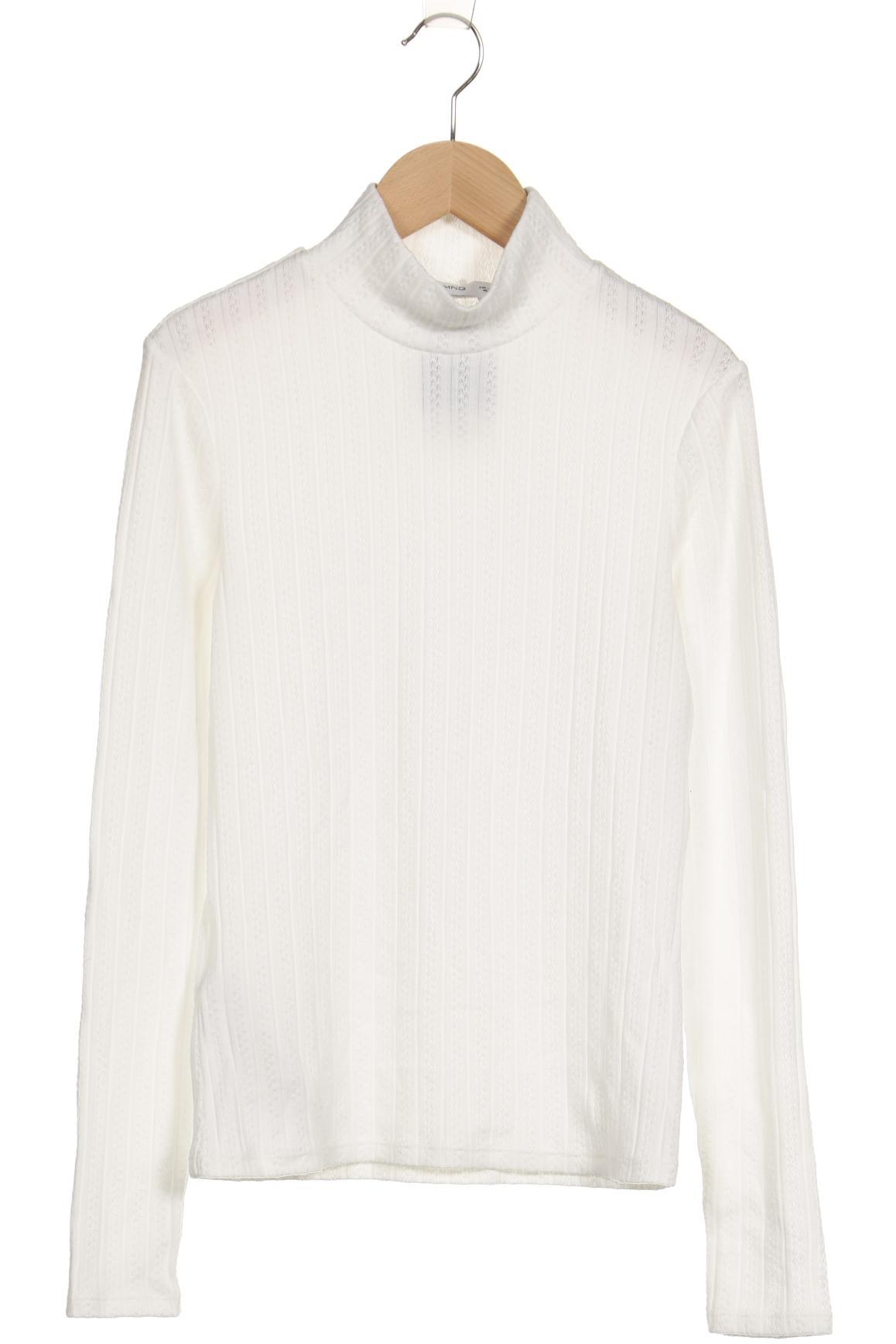 

Mango Damen Pullover, weiß, Gr. 36
