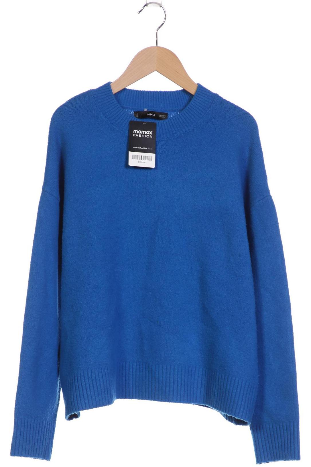 

Mango Damen Pullover, blau, Gr. 34