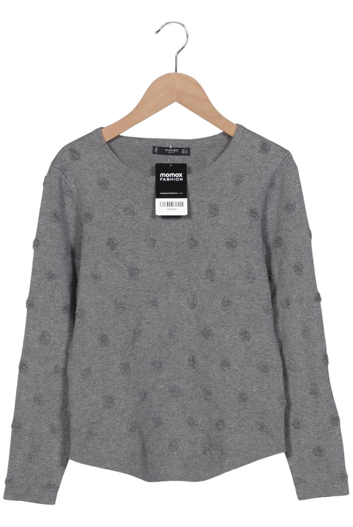 

Mango Damen Pullover, grau, Gr. 36