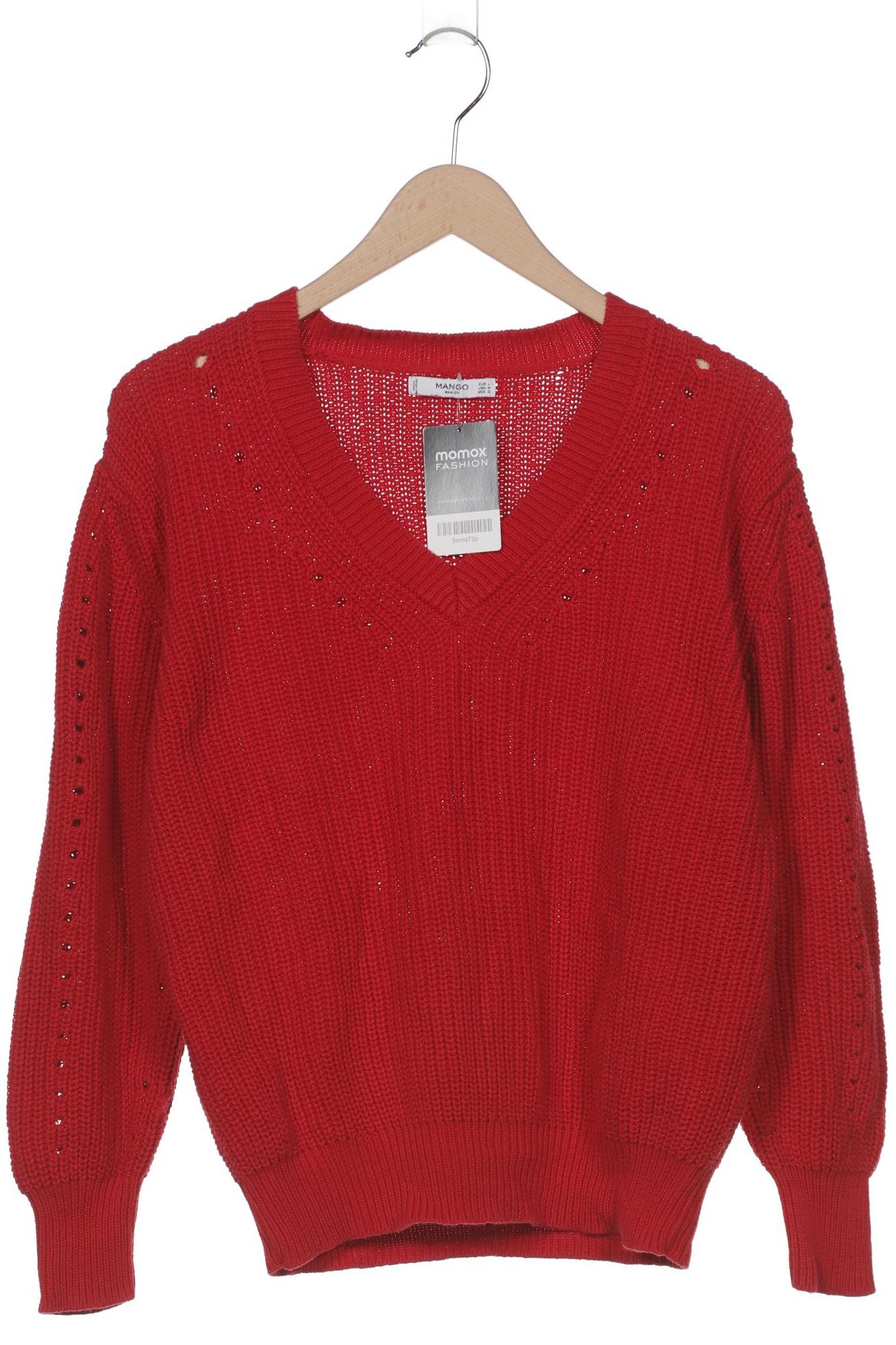 

Mango Damen Pullover, rot, Gr. 42