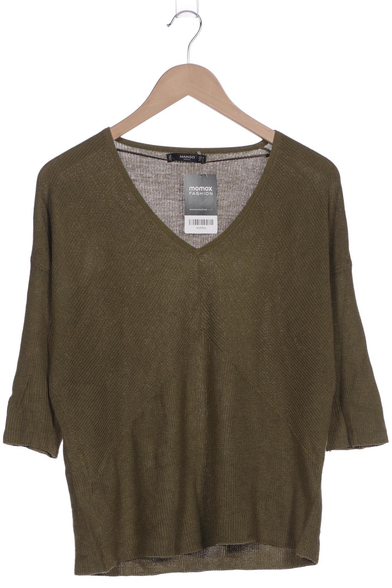 

Mango Damen Pullover, grün, Gr. 38