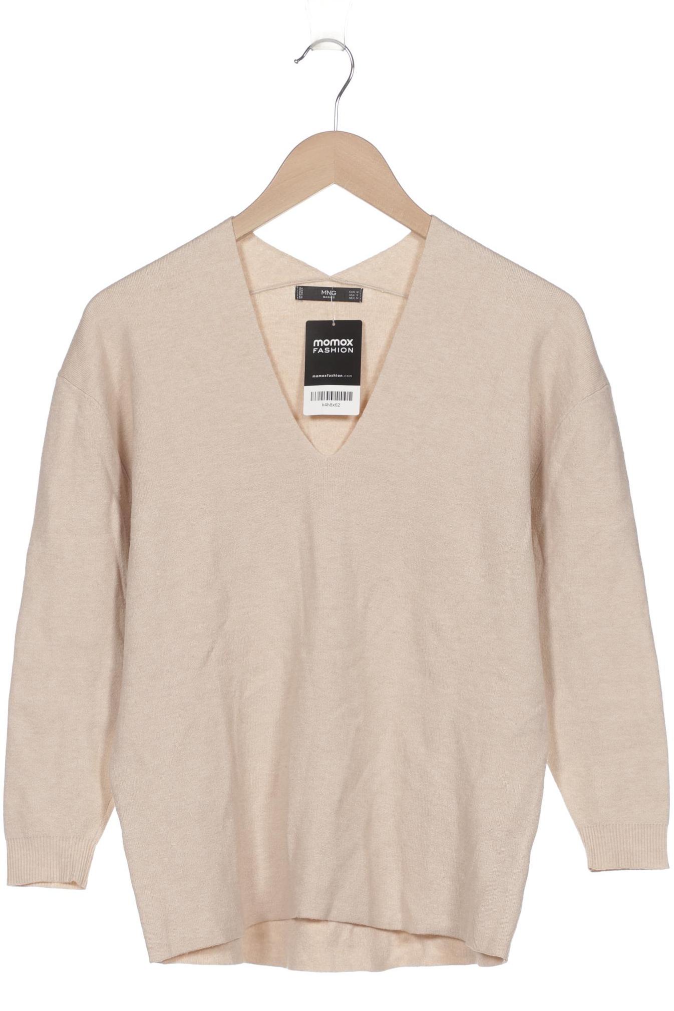 

Mango Damen Pullover, beige, Gr. 38