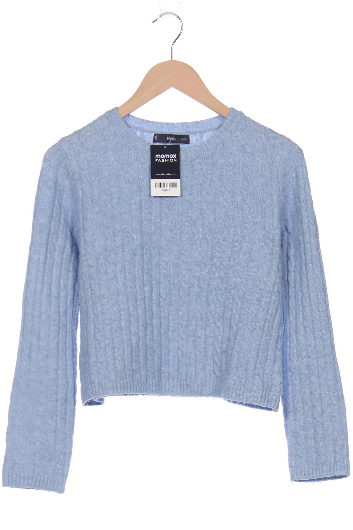 

Mango Damen Pullover, blau, Gr. 36