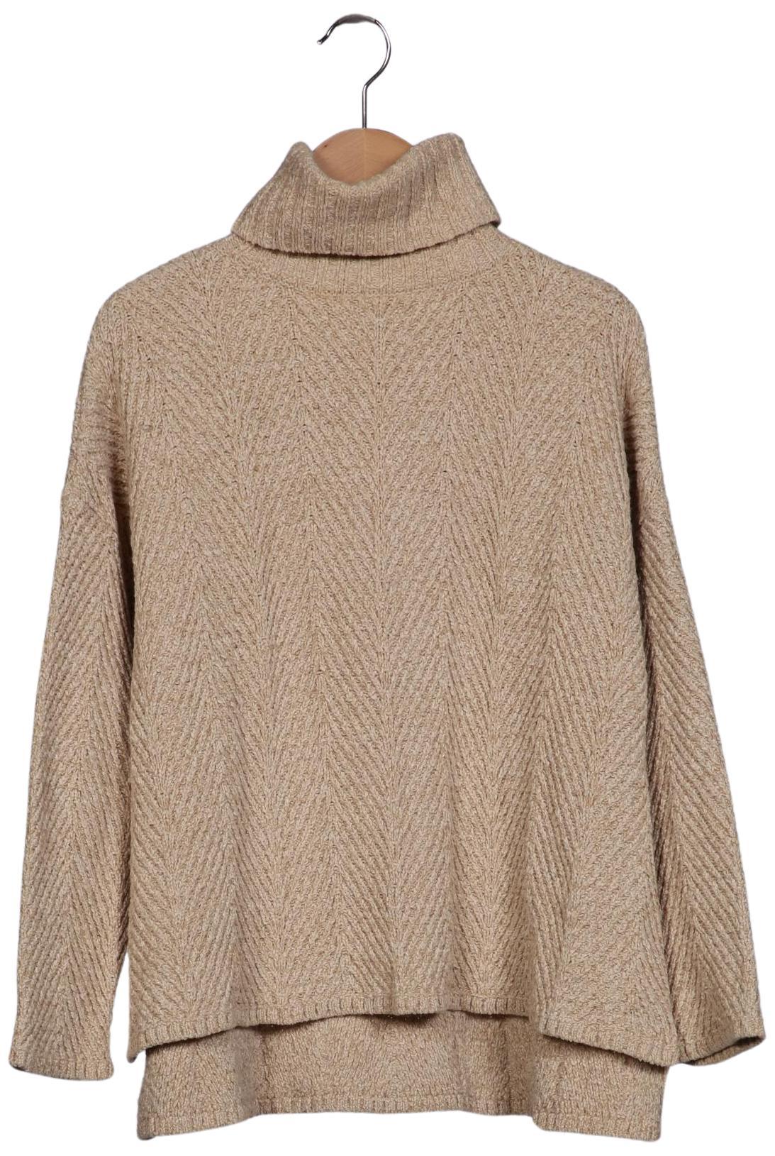 

Mango Damen Pullover, beige, Gr. 36