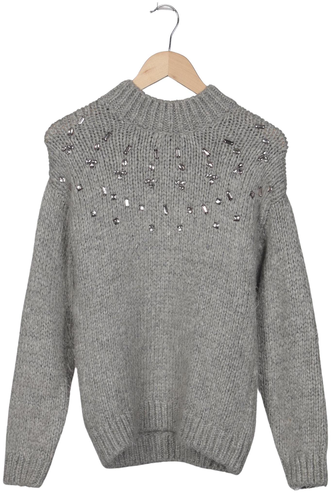 

Mango Damen Pullover, grau, Gr. 36