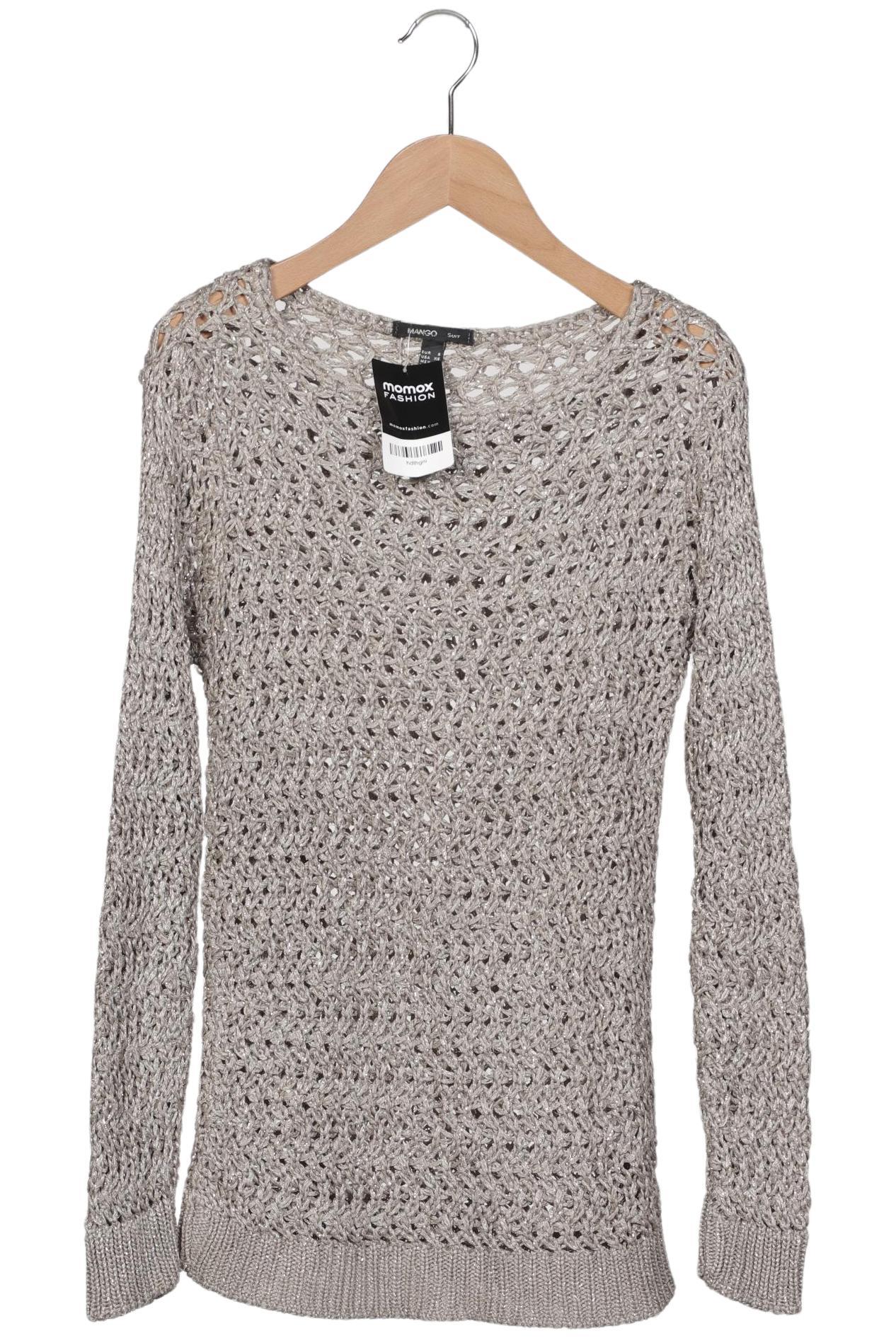 

Mango Damen Pullover, grau, Gr. 36