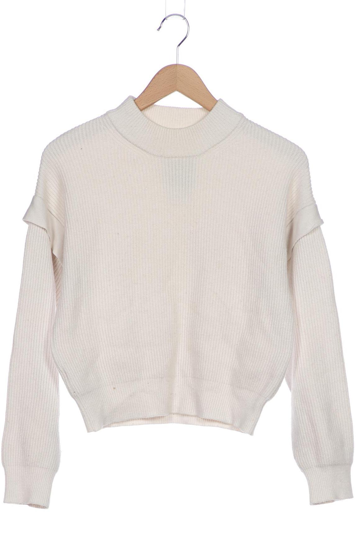 

Mango Damen Pullover, weiß, Gr. 38