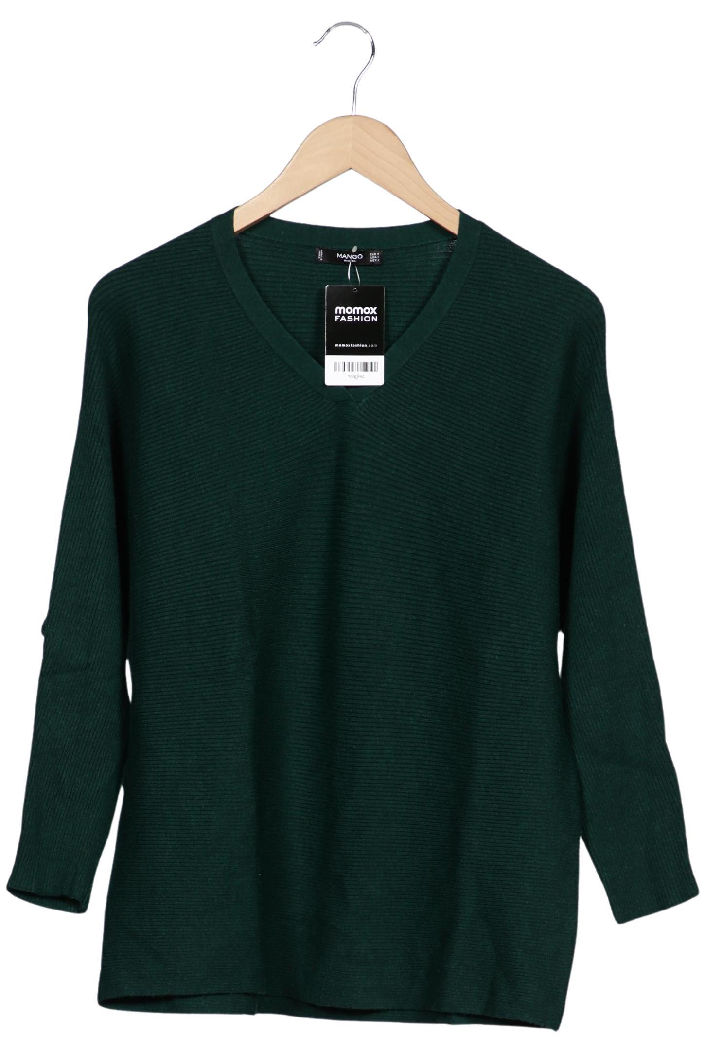 

Mango Damen Pullover, grün, Gr. 38