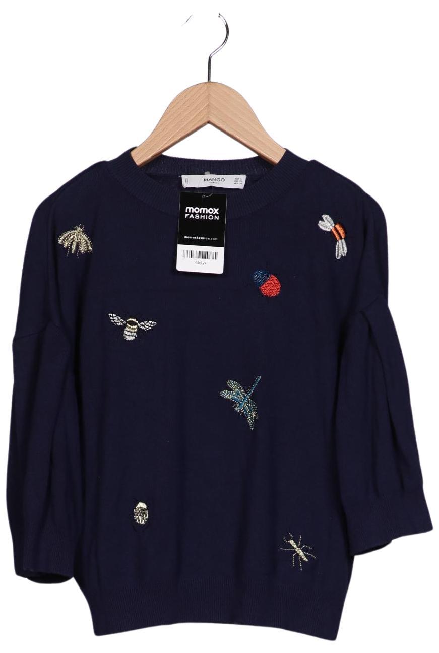 

Mango Damen Pullover, marineblau, Gr. 36