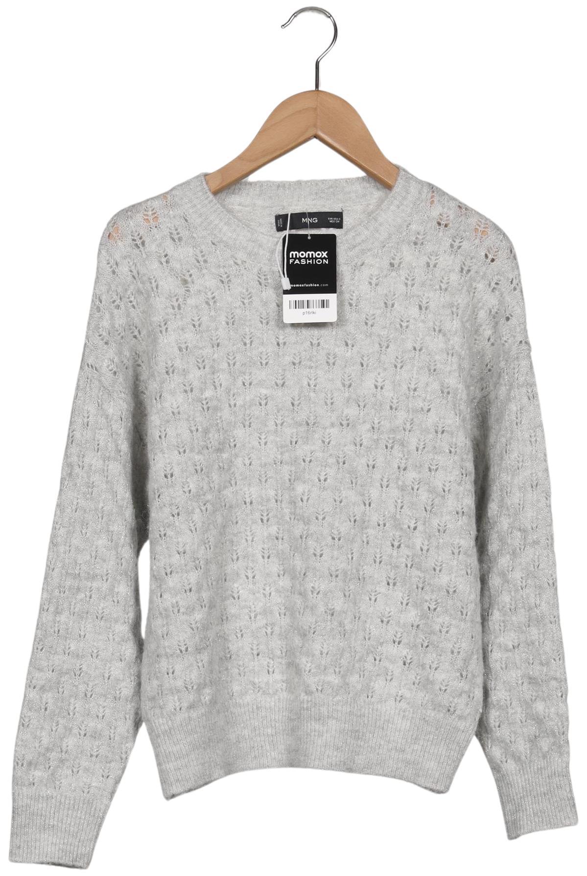 

Mango Damen Pullover, grau, Gr. 36