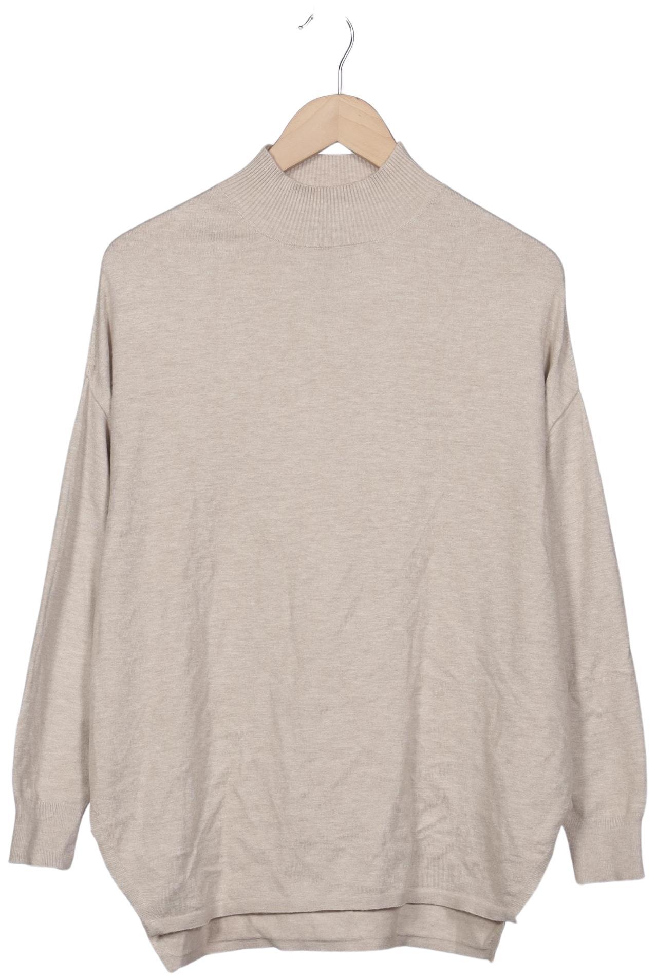 

Mango Damen Pullover, beige, Gr. 38