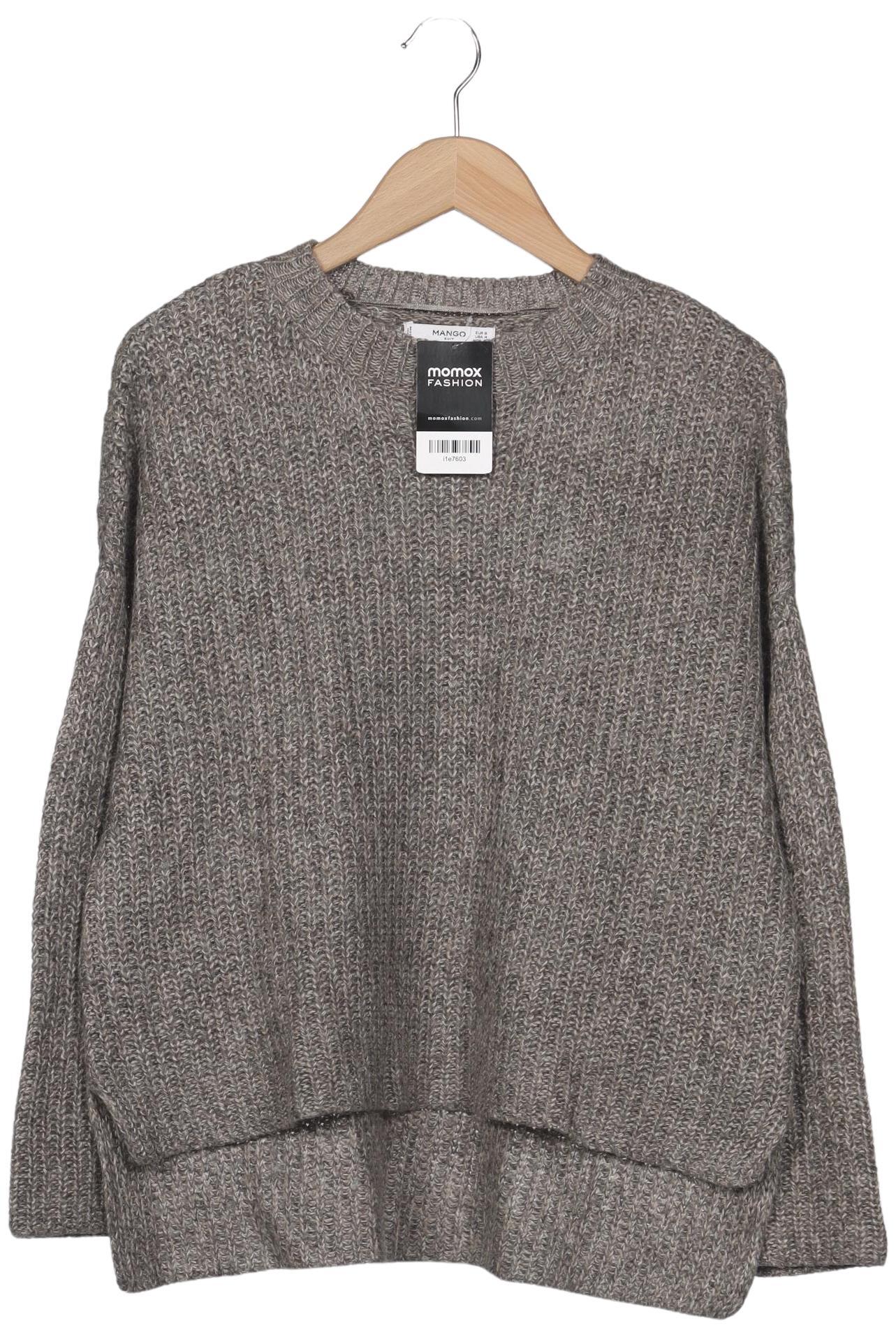 

Mango Damen Pullover, grau, Gr. 36