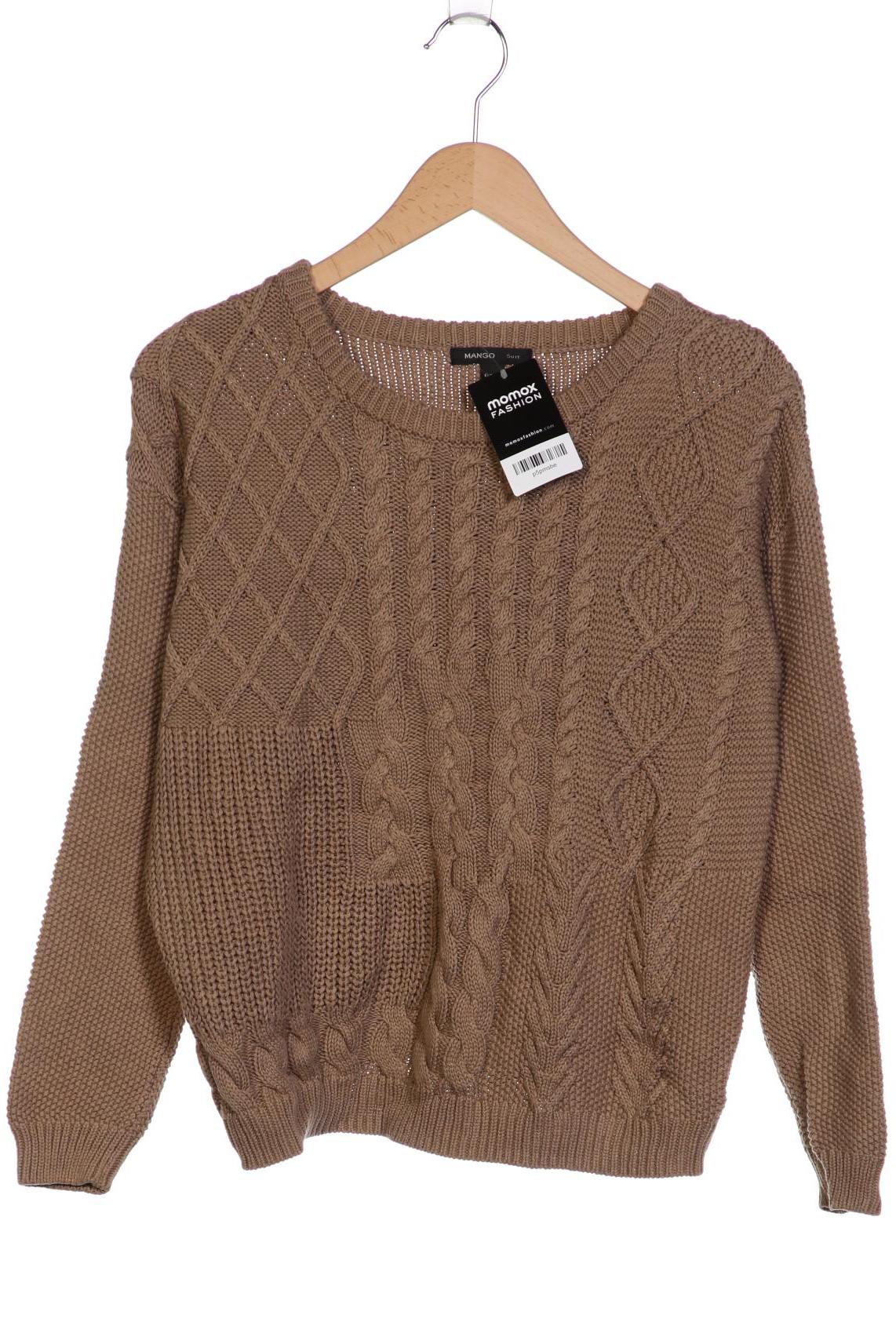 

Mango Damen Pullover, beige, Gr. 42