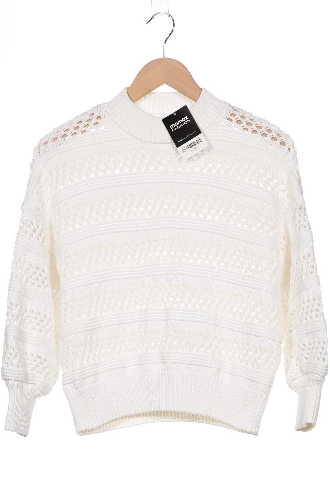 

Mango Damen Pullover, weiß, Gr. 42