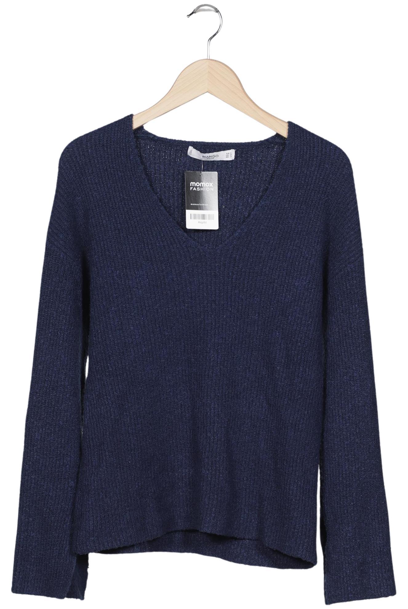 

Mango Damen Pullover, marineblau, Gr. 36