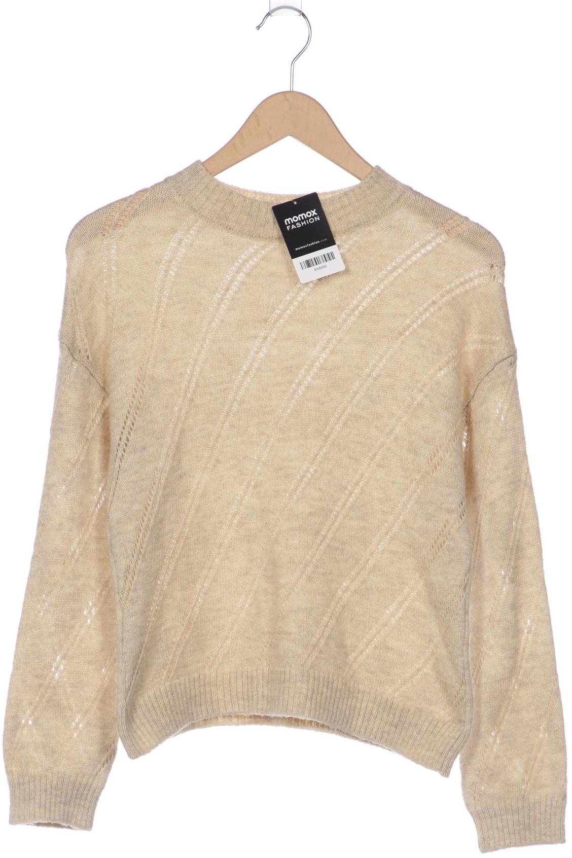 

Mango Damen Pullover, beige, Gr. 36