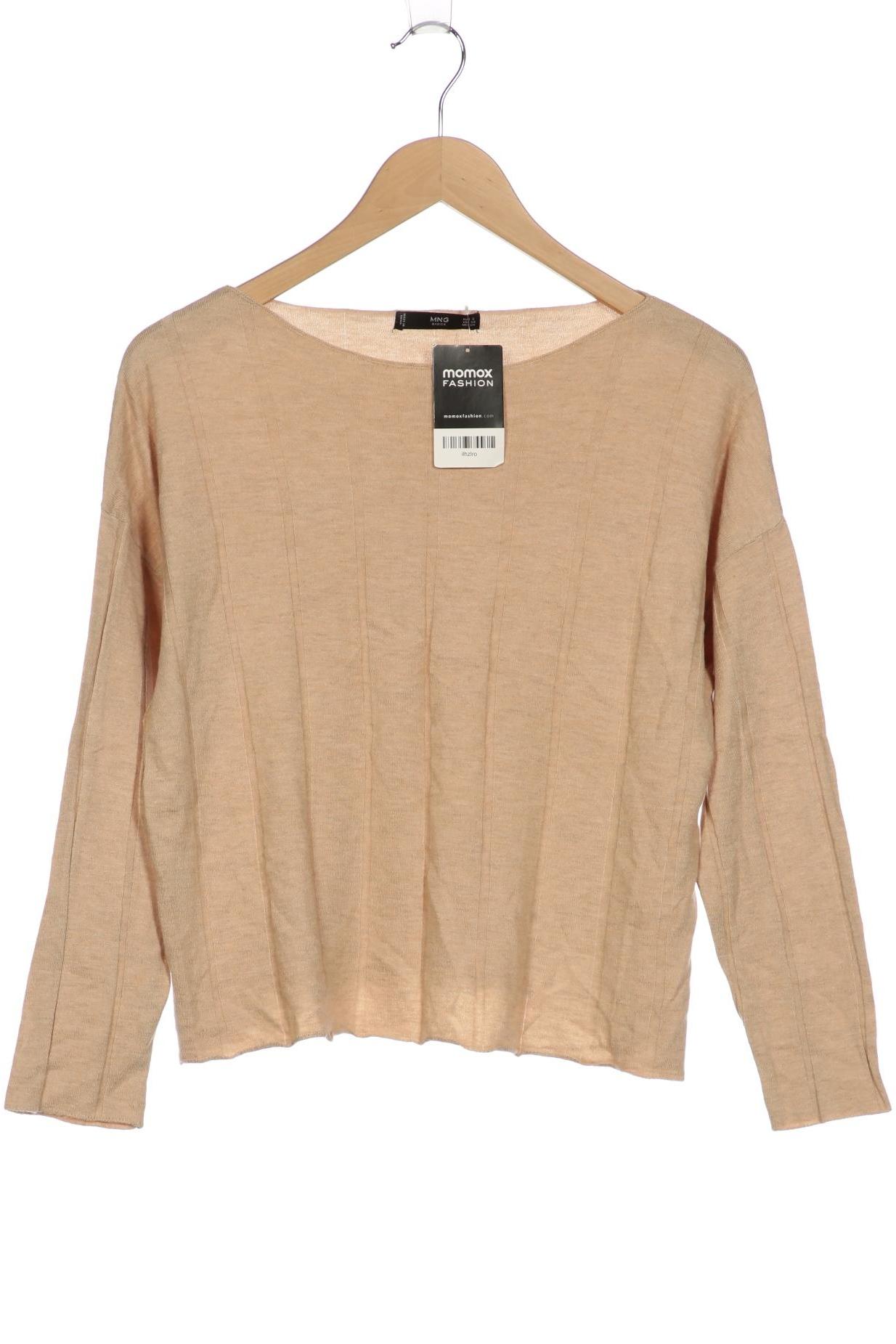

Mango Damen Pullover, beige, Gr. 36