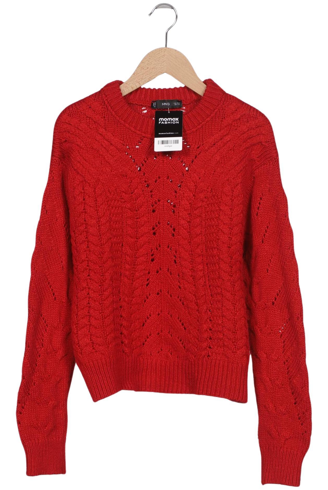 

Mango Damen Pullover, rot, Gr. 36
