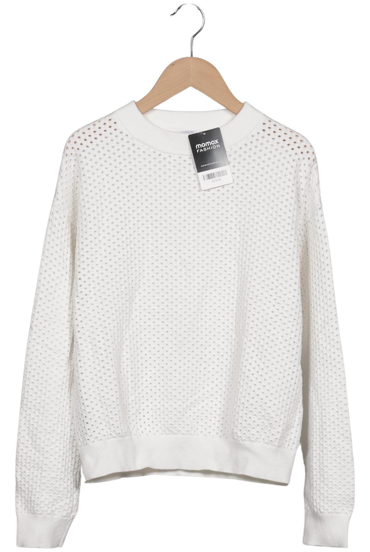 

Mango Damen Pullover, weiß, Gr. 38