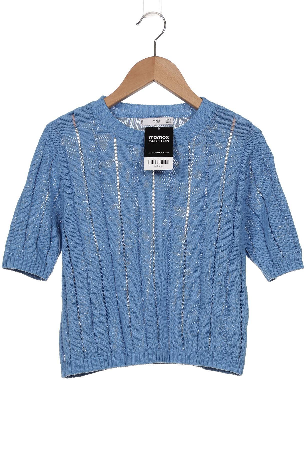 

Mango Damen Pullover, blau, Gr. 36