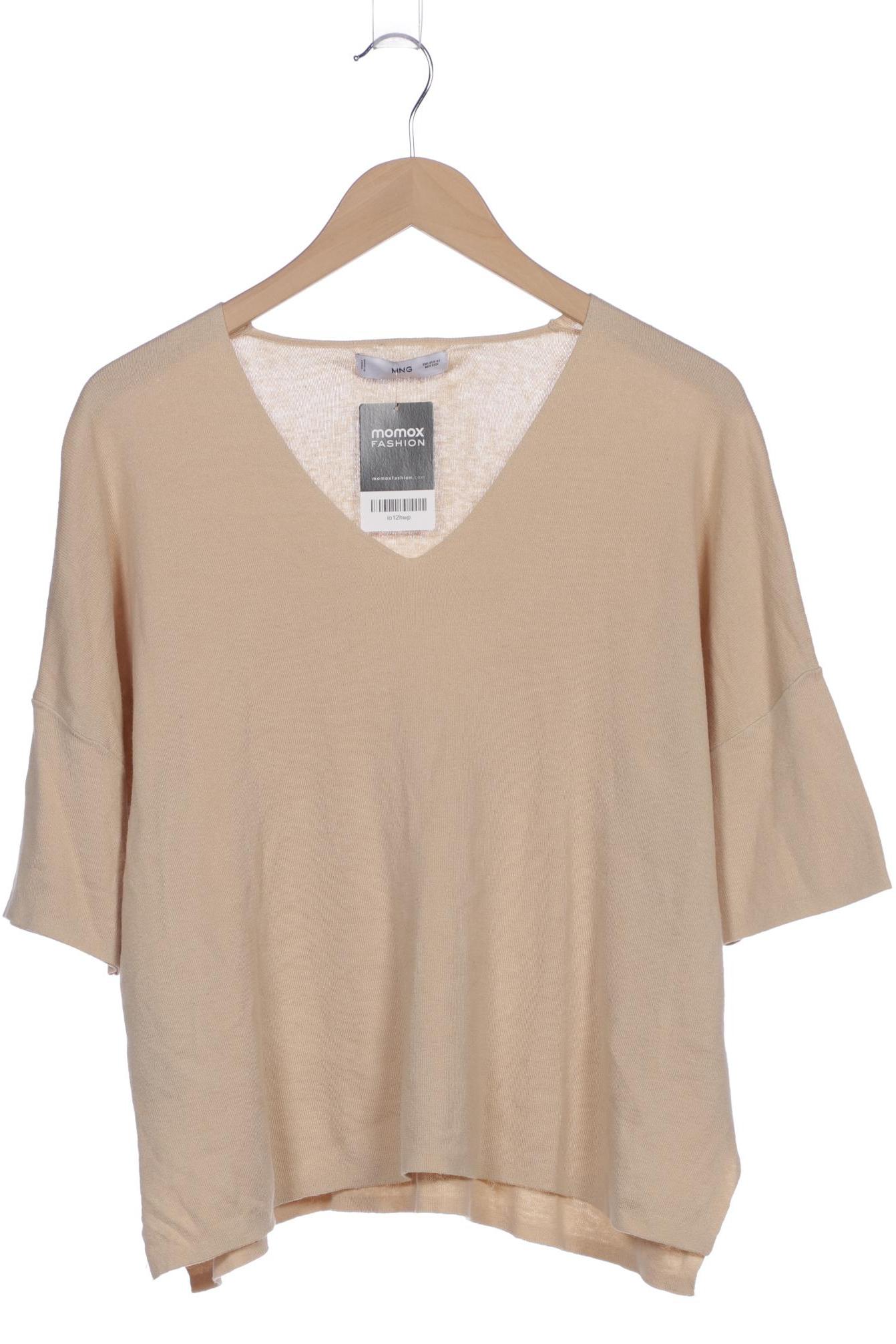 

Mango Damen Pullover, beige, Gr. 34