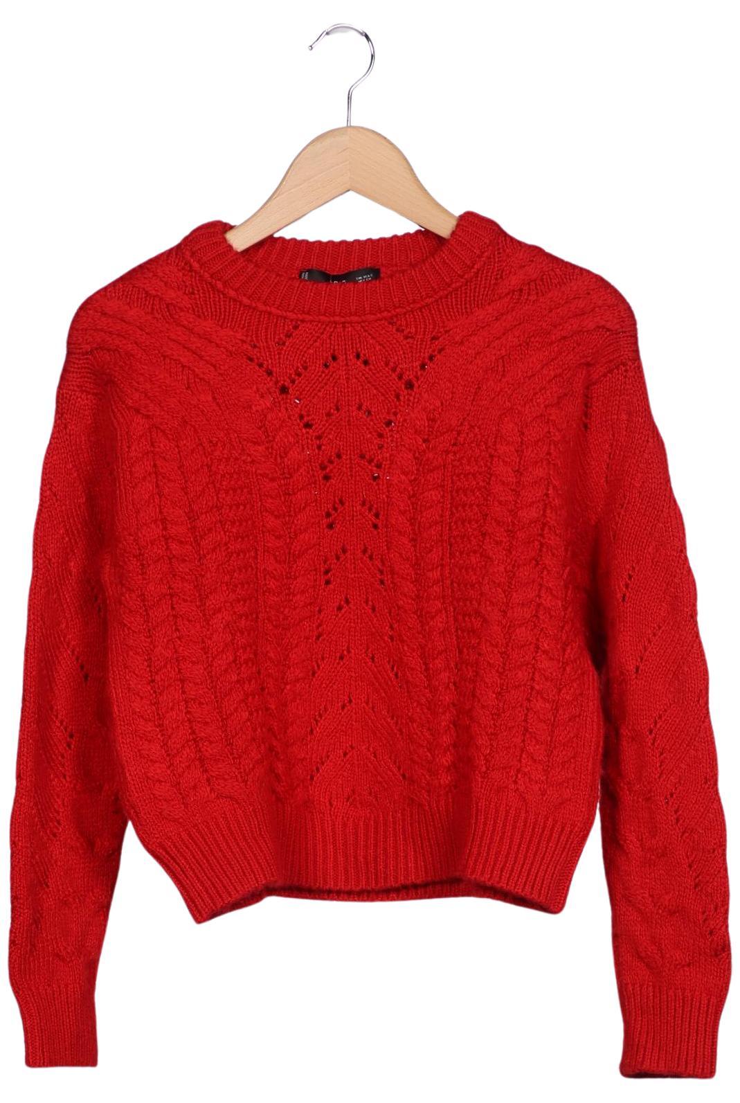 

Mango Damen Pullover, rot, Gr. 36